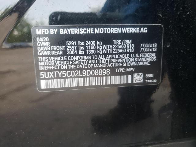 5UXTY5C02L9D08898 BMW X3 Xdrive30i