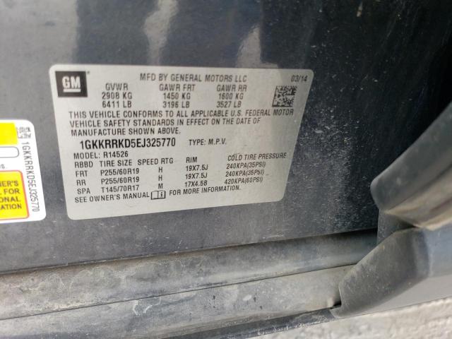 1GKKRRKD5EJ325770 GMC Acadia Slt-1