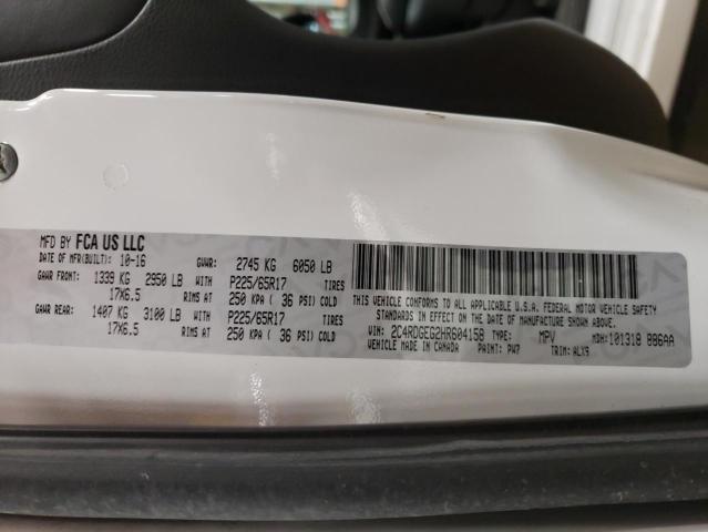 2C4RDGEG2HR604158 Dodge Grand Caravan Gt