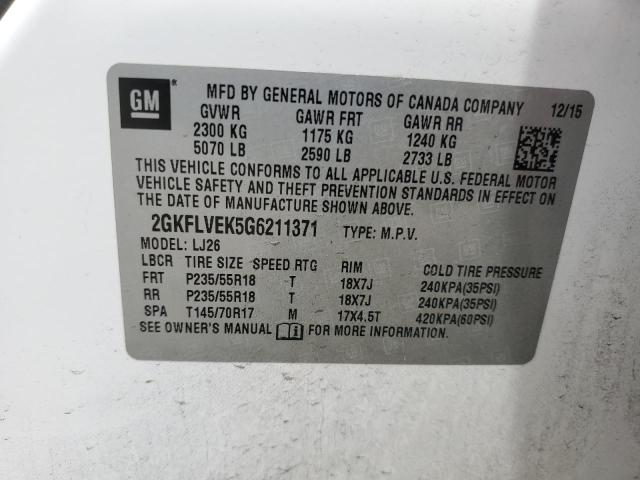 2GKFLVEK5G6211371 GMC Terrain Denali