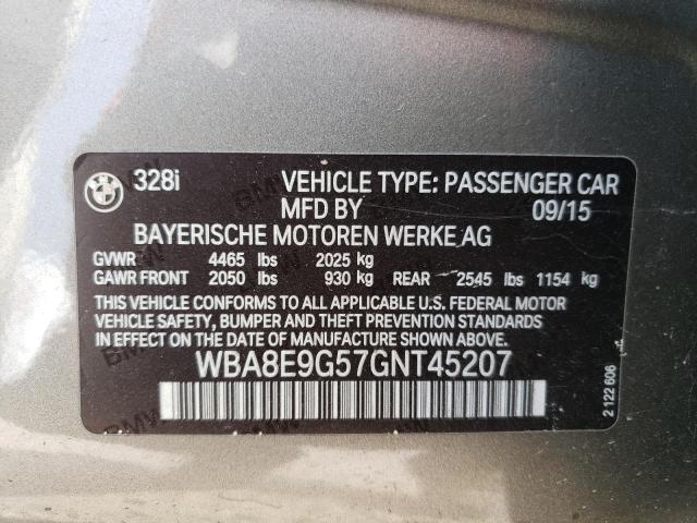 WBA8E9G57GNT45207 BMW 328 I Sulev