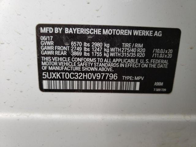 5UXKT0C32H0V97796 BMW X5 Xdr40e