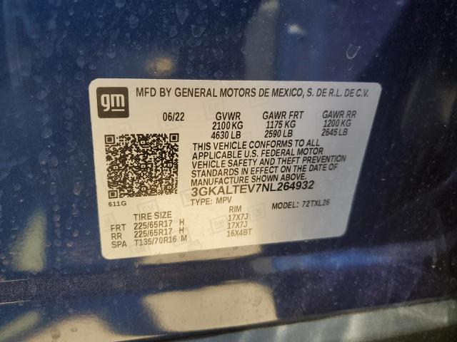 3GKALTEV7NL264932 GMC Terrain Sle
