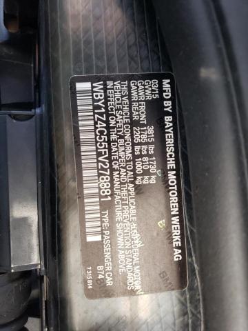 WBY1Z4C55FV278881 BMW I3 REX