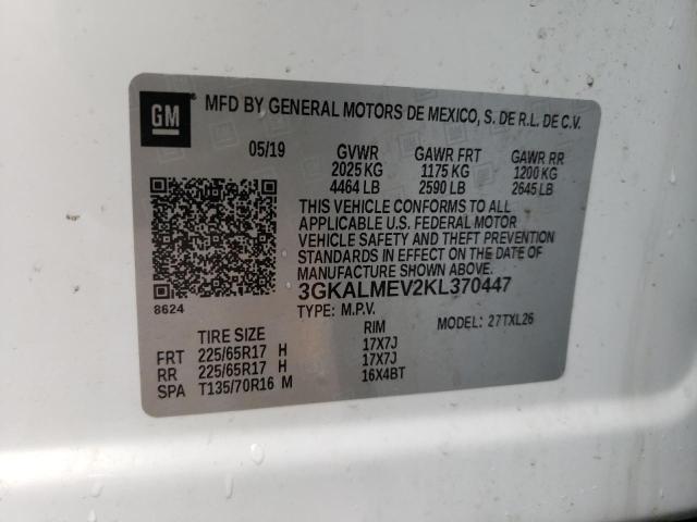 3GKALMEV2KL370447 GMC Terrain Sle