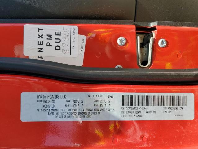 2C3CDXBG3LH144540 Dodge Charger Sxt