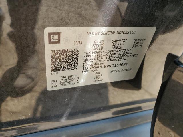 1GKKNPLS9KZ153074 GMC Acadia Denali