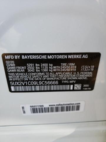 5UX2V1C09L9C56666 BMW X4 Xdrive30i