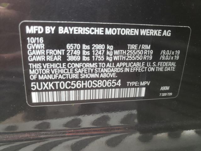 5UXKT0C56H0S80654 BMW X5 Xdr40e