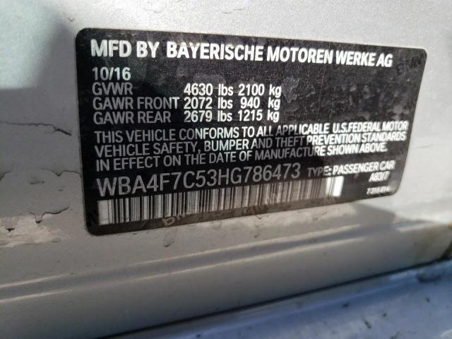 WBA4F7C53HG786473 BMW 430i Gran Coupe
