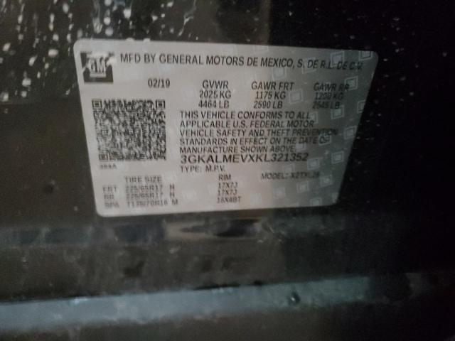 3GKALMEVXKL321352 GMC Terrain Sle