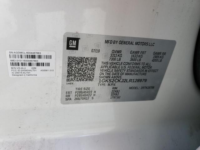 1GKS2CKJ2LR128979 GMC YUKON DENALI