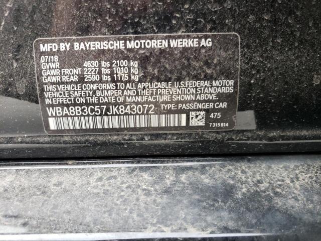 WBA8B3C57JK843072 BMW 340 I