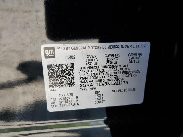 3GKALTEV9NL221175 GMC Terrain Sle