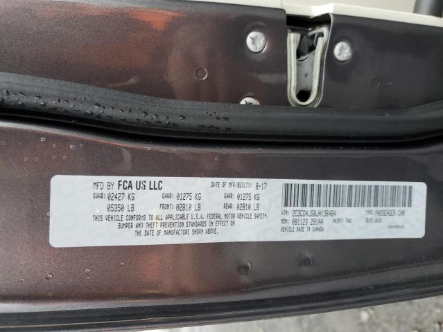 2C3CDXJG8JH136464 Dodge CHARGER GT