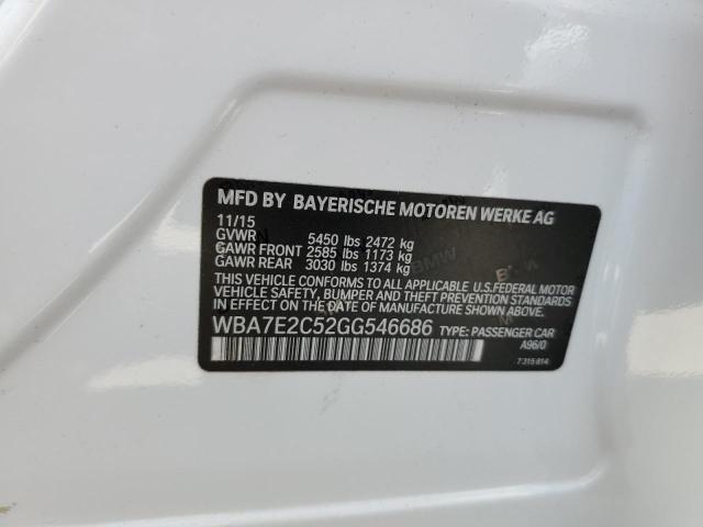 WBA7E2C52GG546686 BMW 740 I