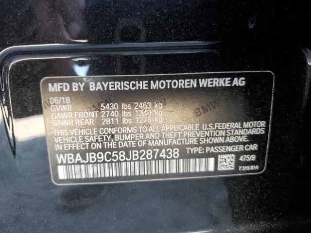 WBAJB9C58JB287438 BMW M550xi