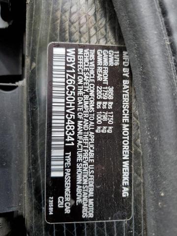 WBY1Z6C50HV548341 BMW I3 Bev