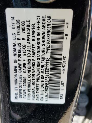 19XFB2F51EE211113 Honda Civic Lx