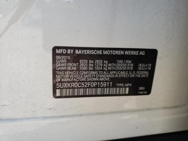 5UXKR0C52F0P15911 BMW X5 Xdrive35i