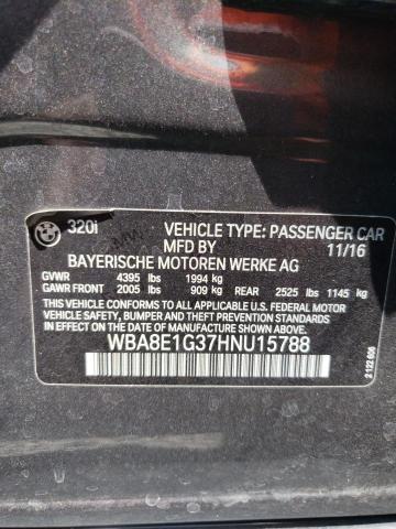 WBA8E1G37HNU15788 BMW 320 I