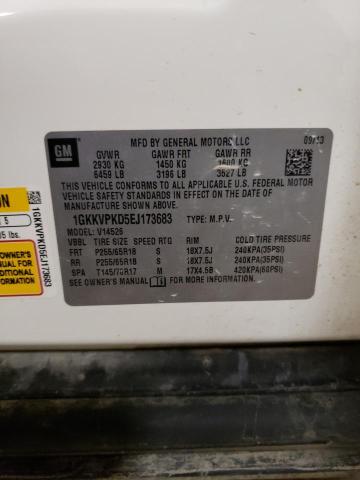 1GKKVPKD5EJ173683 GMC ACADIA SLE