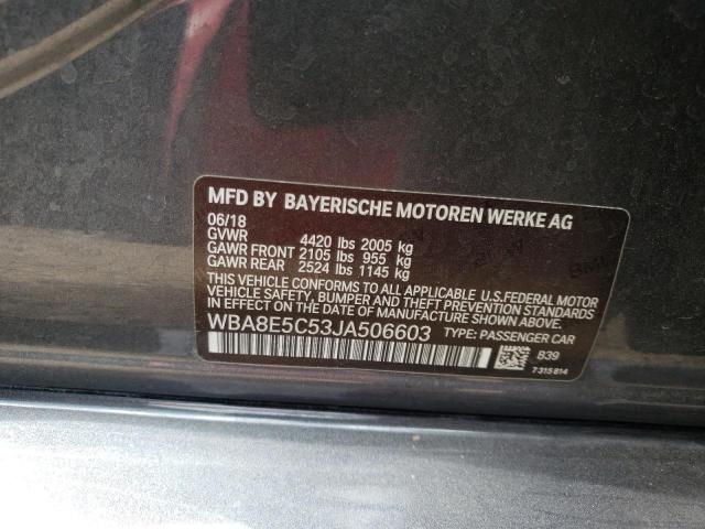 WBA8E5C53JA506603 BMW 328 D