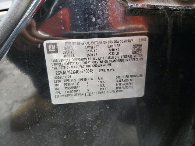 2GKALMEK4G6240848 GMC Terrain Sle