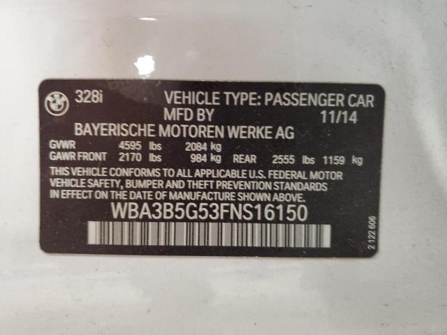 WBA3B5G53FNS16150 BMW 328 Xi Sulev