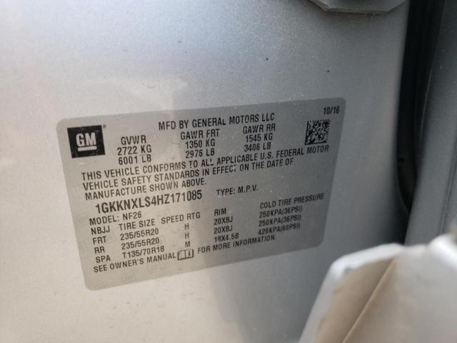 1GKKNXLS4HZ171085 GMC Acadia Denali