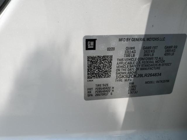 1GKS2CKJ9LR264834 GMC YUKON DENALI