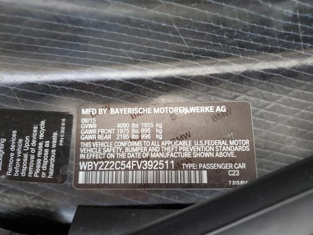 WBY2Z2C54FV392511 BMW I8
