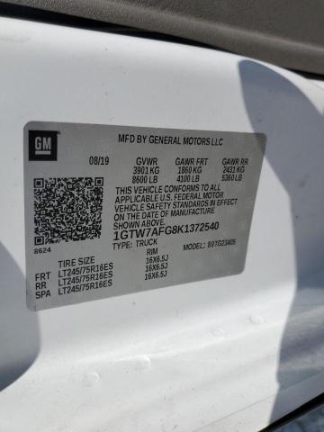 1GTW7AFG8K1372540 GMC Savana G2500