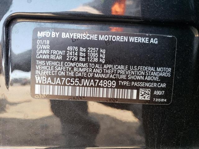 WBAJA7C55JWA74899 BMW 530 XI