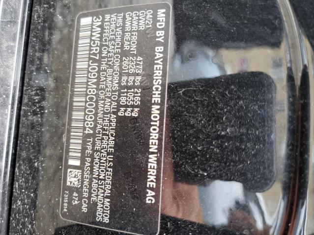 3MW5R7J09M8C00984 BMW 330XI