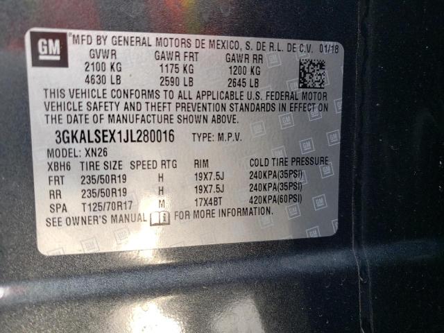 3GKALSEX1JL280016 GMC Terrain Denali