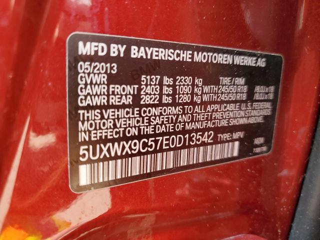 5UXWX9C57E0D13542 BMW X3 Xdrive28i