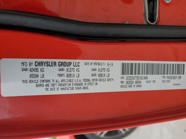 2C3CDXDT5EH331808 Dodge CHARGER R/T