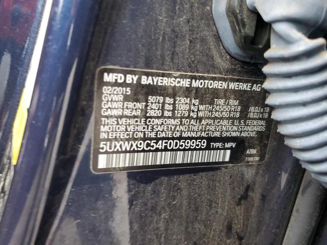 5UXWX9C54F0D59959 BMW X3 Xdrive28i