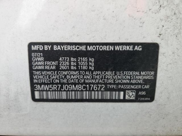 3MW5R7J09M8C17672 BMW 330XI