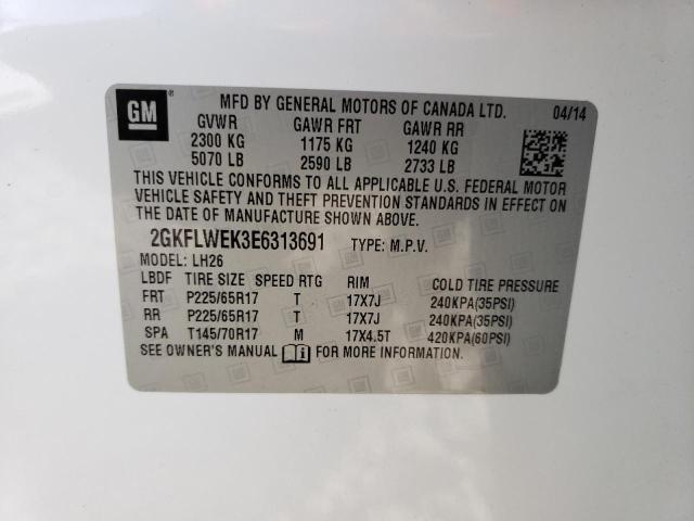 2GKFLWEK3E6313691 GMC Terrain Sle