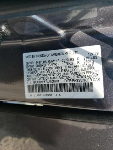 19UUB1F57LA008701 Acura Tlx Technology