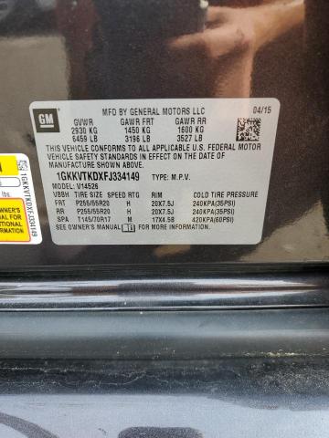 1GKKVTKDXFJ334149 GMC Acadia Denali