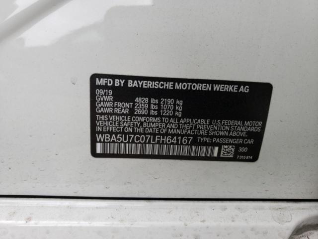 WBA5U7C07LFH64167 BMW M340I