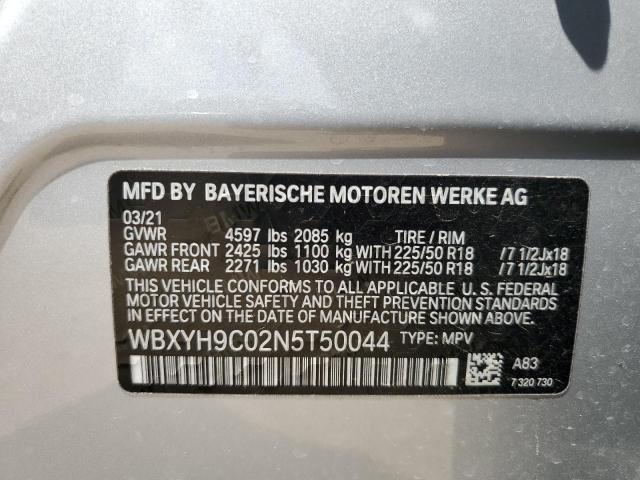 WBXYH9C02N5T50044 BMW X2 Sdrive28i