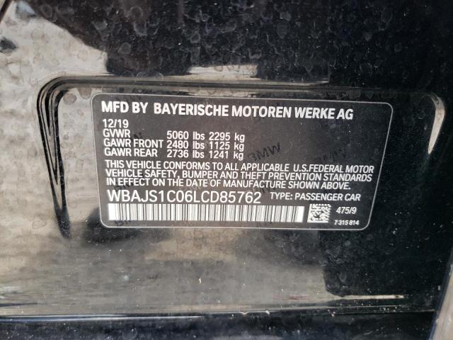 WBAJS1C06LCD85762 BMW 540 I
