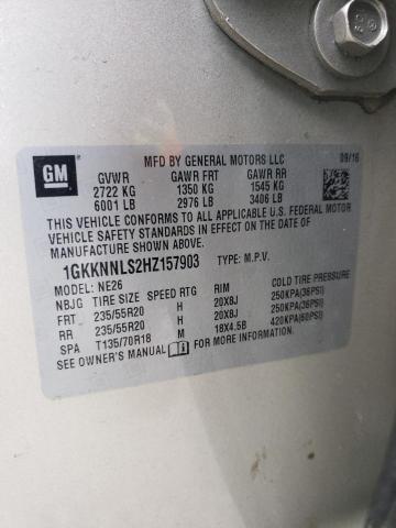 1GKKNNLS2HZ157903 GMC Acadia Slt-2