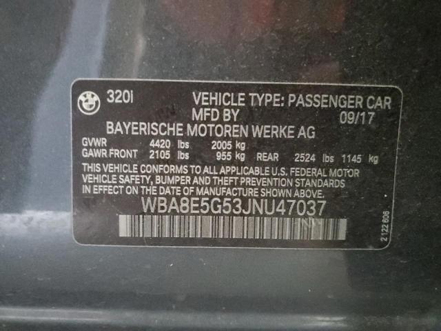 WBA8E5G53JNU47037 BMW 320 XI
