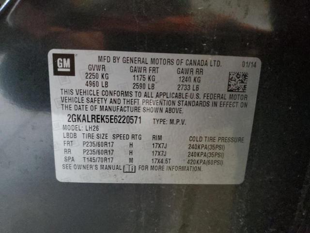 2GKALREK5E6220571 GMC Terrain Sle