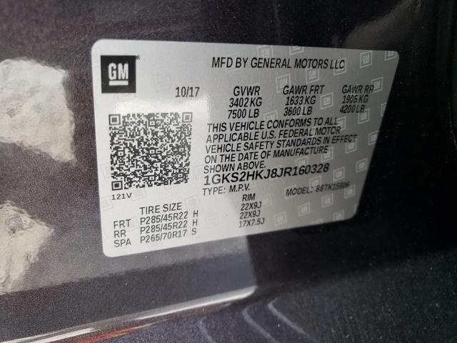 1GKS2HKJ8JR160328 GMC YUKON XL DENALI